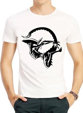 异形大战铁血战士T恤 白色AVP短袖男女 Alien vs Predator tshirt