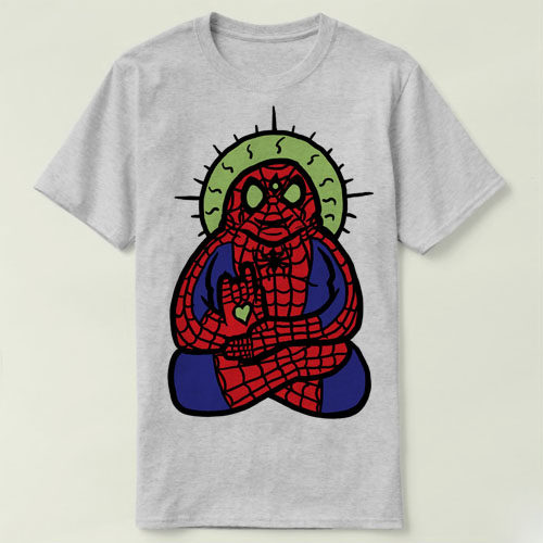 Buddha  spirit animal spider 蜘蛛 冥想 T-Shirt T恤