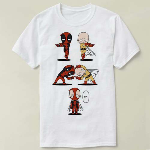 Deadpool死侍Marvel漫威T-Shirt T恤Saitama one punch man