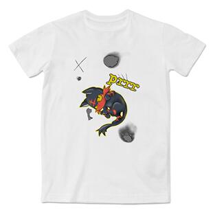 恶搞宠物小精灵闯祸的火斑喵夏日休闲印花短袖T恤男女同款