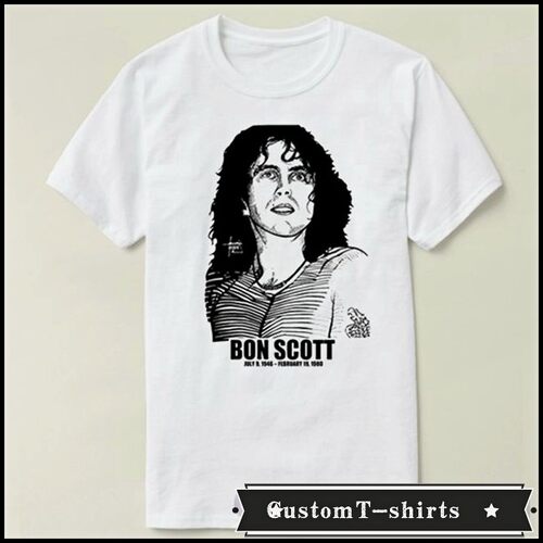 Bon Scott 邦·斯科特  文化衫礼物男女 T恤T-shirt