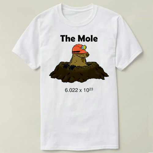 Chemistry 化学  Scientific Mole   男女diy Tee T-Shirt T恤