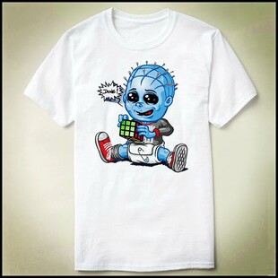 Solving cube Rubiks cube pinhead魔方 钉头鬼 T-Shirt T恤 衣服