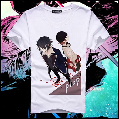 K 吠舞罗 Scepter 4 伏见猿比古八田美咲多款周防尊T恤狗朗猫短袖