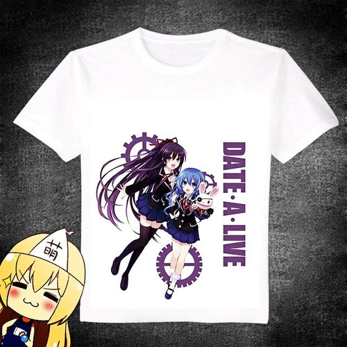 约会大作战 DATE A LIVE 夜刀神十香 动漫T恤周边 长短袖T-Shirt