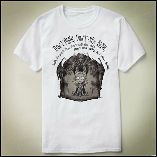 Dont_Blink-Black-Saqman 个性 定制 文化衫Tee 衣服 T-Shirt T恤
