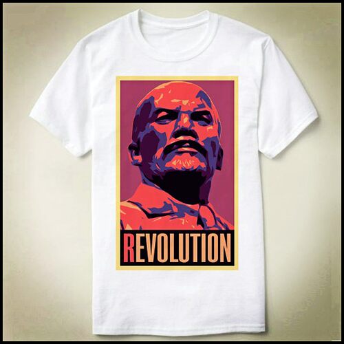 revolution 列宁 lenin 圆领 包邮 定制 DIY成人 Tee T-Shirt T恤