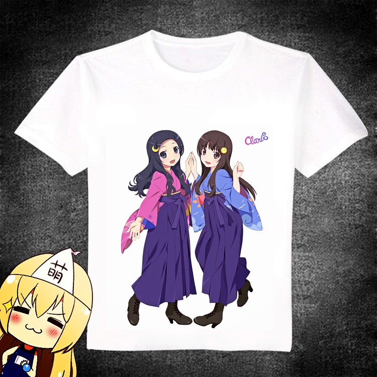 包邮 ClariS 库拉拉 爱丽丝 动漫T恤长袖男女衣服 周边服饰