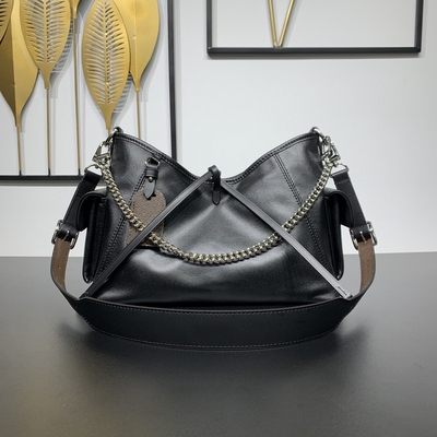 25新款小羊皮carryall黑武士托特包单肩斜跨真皮通勤大容量购物袋