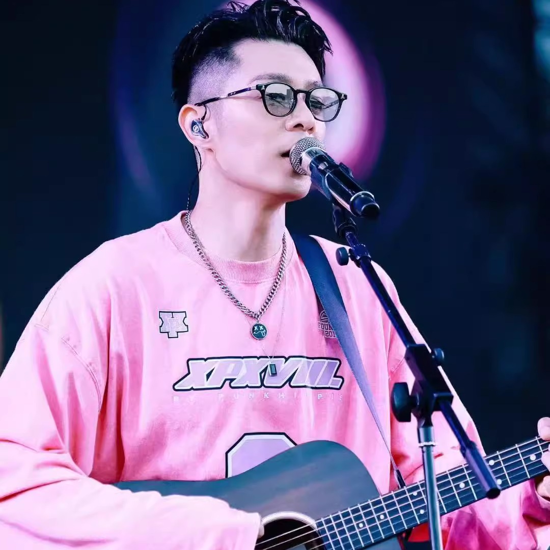 XPX 周柏豪 8号团队LOGO蜡染做旧长袖T恤