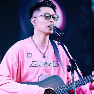 8号团队LOGO蜡染做旧长袖 T恤 周柏豪 XPX