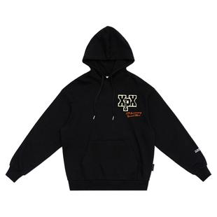 XPX 11周年团队印花毛巾章连帽套头卫衣 周柏豪