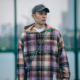 水洗造旧 XPX 连帽格子外套 CHECK SHIRT 周柏豪 HOODED