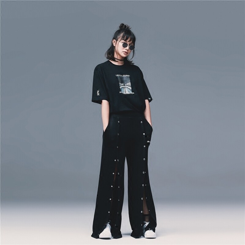 XPX Pak-ho FRONT BUTTONNED TRACK Button Easy Women's wear Casual pantsin the Women's clothing/Boutique , Pants , Casual pants  category - from Buy2taobao.com to provide professional Taobao agent buy service