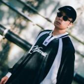 XPX T恤 运动风球衣长袖 周柏豪 8号团队印花款