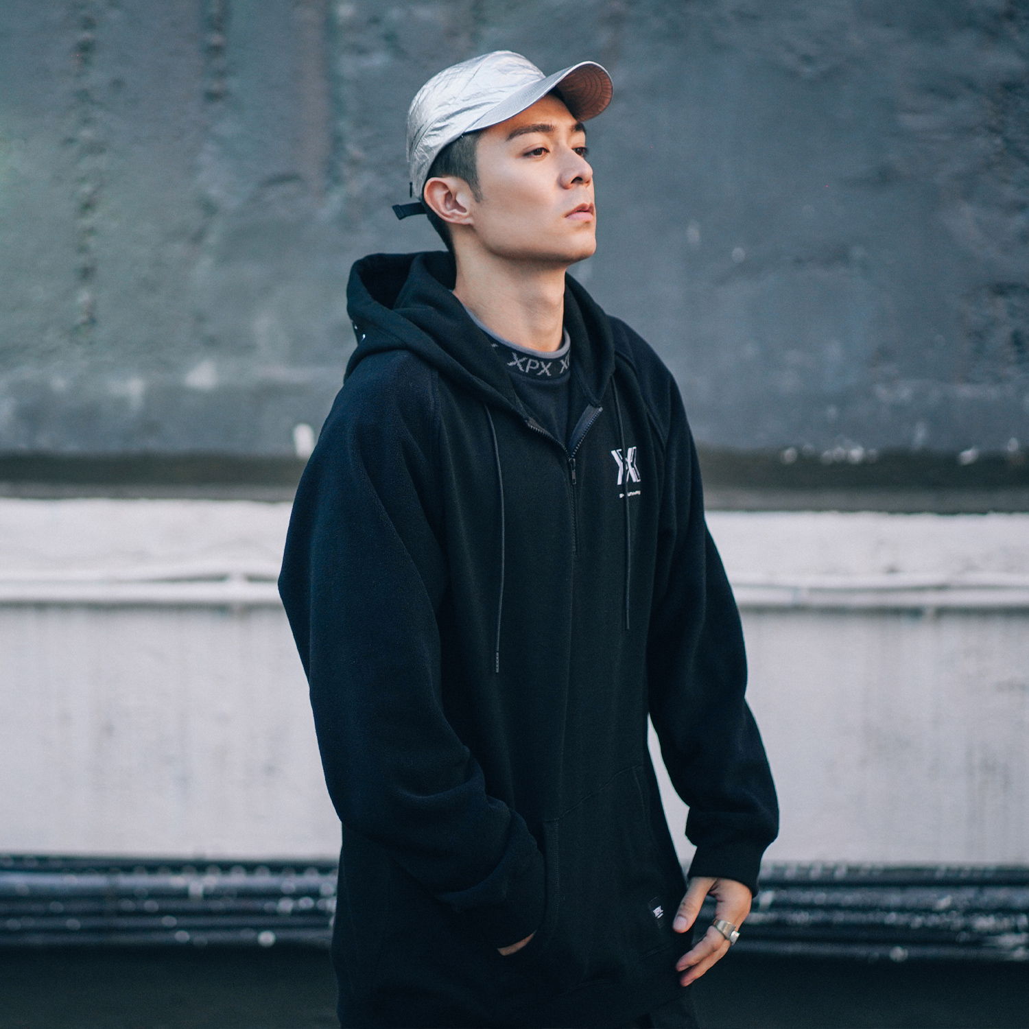 拉链XPX休闲简约XPX周柏豪M