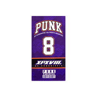 XPX BASKETBALL 篮球系列 8号印花超细纤维双面印花毛巾 周柏豪