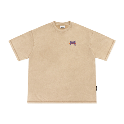 XPX短袖简约字母印花周柏豪