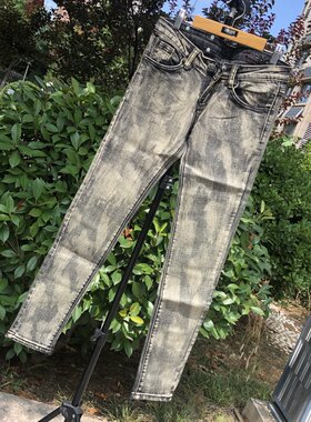 2025夏季欧洲站女裤印花打底长裤