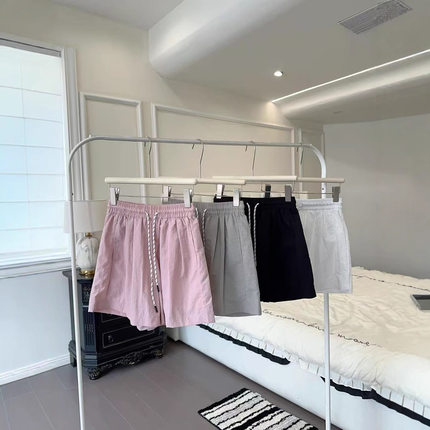 MOTIE末贴奶皮短裤冰丝垂感抗皱a字短裤夏薄款遮肉显瘦百搭阔腿