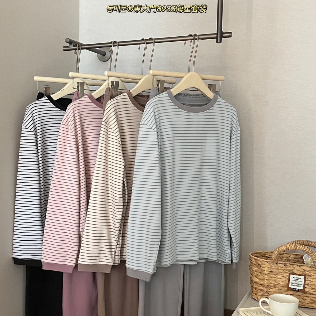 东大门8933海星套装睡衣女士秋冬季新款休闲外穿家居服保暖两件套