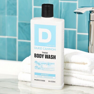 Duke Cannon美国中途柑橘雪松香芦荟滋润高浓度清洁男士沐浴露