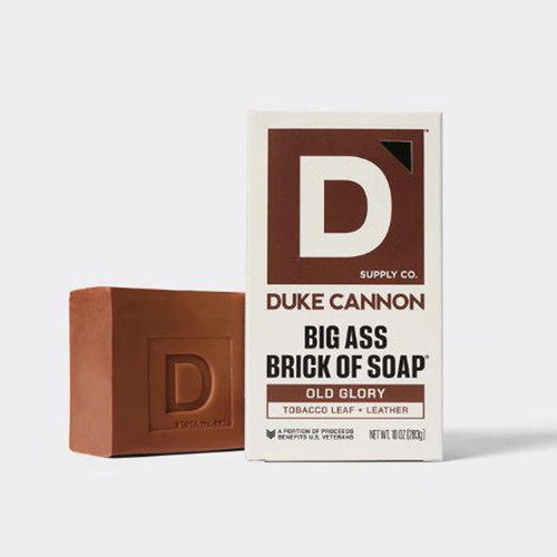 美国Duke Cannon烟叶与皮革 阳刚男性深层清洁三重研磨沐浴香皂