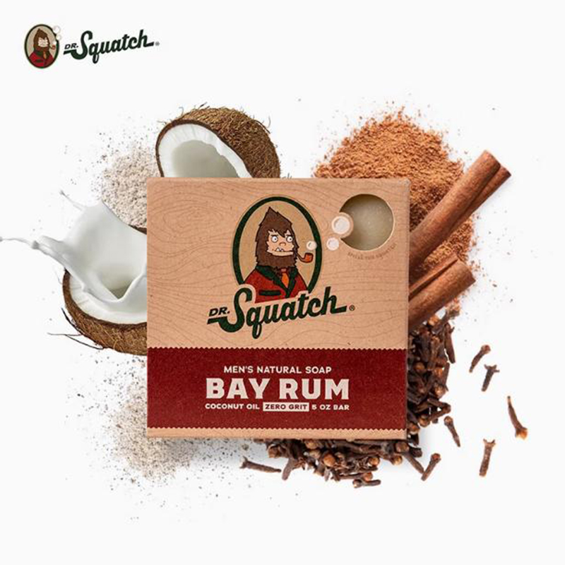 Dr. Squatch-海湾朗姆酒bay rum 天然清洁男士香皂洗手沐浴皂140g