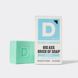 Duke Midway天然柑橘雪松檀香旅行清洁香皂沐浴皂283g Cannon