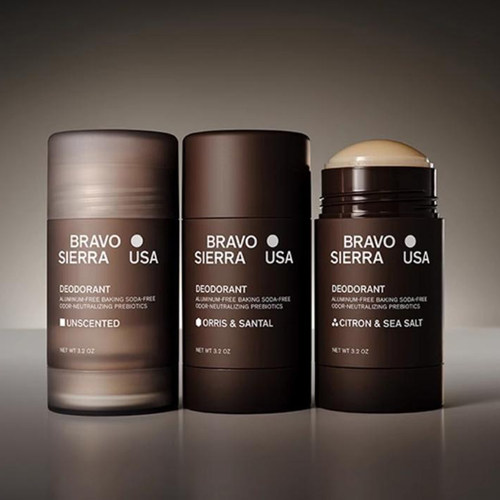 Bravo Sierra-鸢尾檀香柠檬海盐佛手柑麝香清爽无痕无铝除臭棒90g