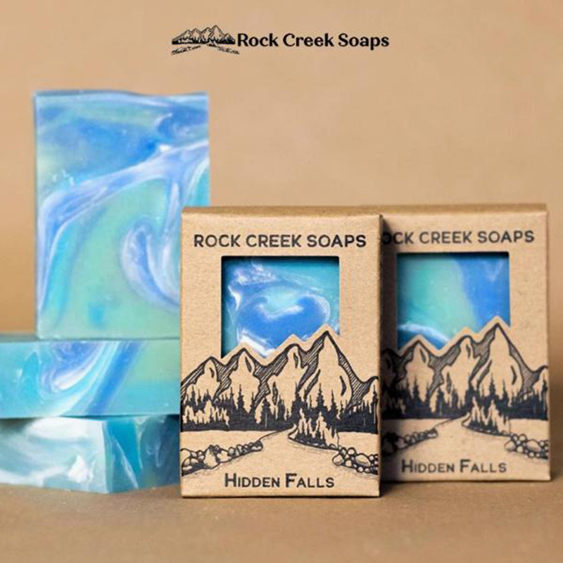 Rock Creek Soaps-隐秘瀑布 深层清洁保湿滋养男女香皂沐浴皂118g