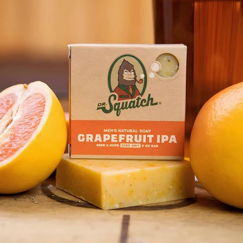 Dr. Squatch-葡萄柚柑橘啤酒花香保湿镇静男士手工香皂洗手沐浴皂