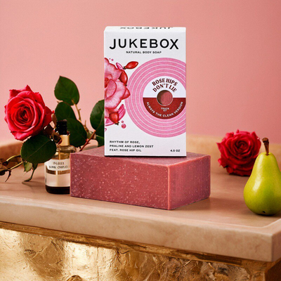 美国Dr. Squatch旗下JUKEBOX-玫瑰果不欺女士天然手工冷制沐浴皂