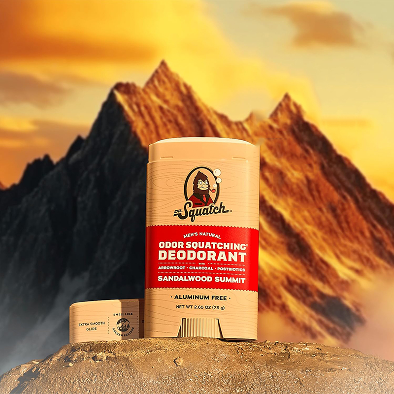 Dr. Squatch-檀香之巅男士无铝腋下除臭棒天然香体膏清爽抑味75g