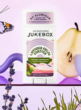 美国Dr. Squatch旗下JUKEBOX-天然无铝永恒薰衣草女士腋下除臭棒