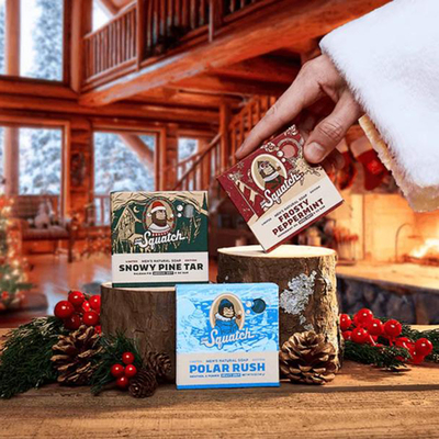 Dr. Squatch-North Pole冰霜薄荷雪松焦油极地狂潮男士沐浴皂