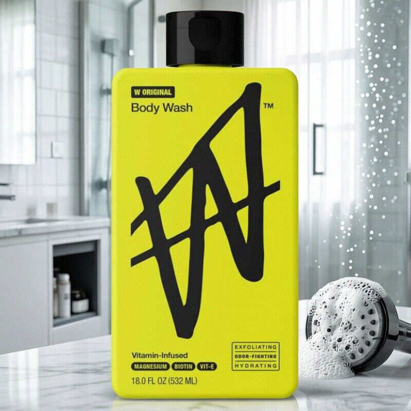 美国W-经典原味香男士沐浴露 深层清洁去角质抑味保湿 不含硫酸盐