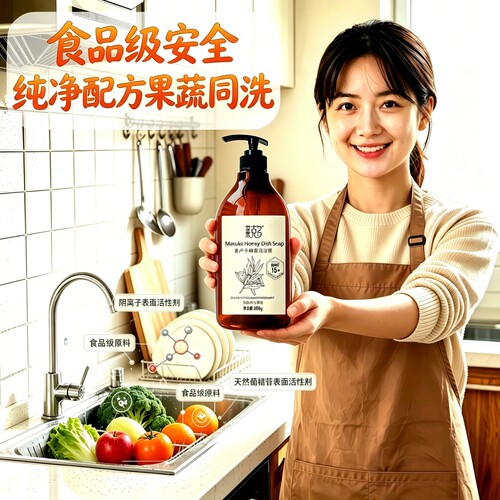 麦卢卡蜂蜜洗洁精果蔬净无残留