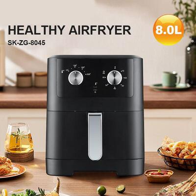 110V出口跨境空气炸锅8L容量家用全自动家用电炸锅 AirFryer