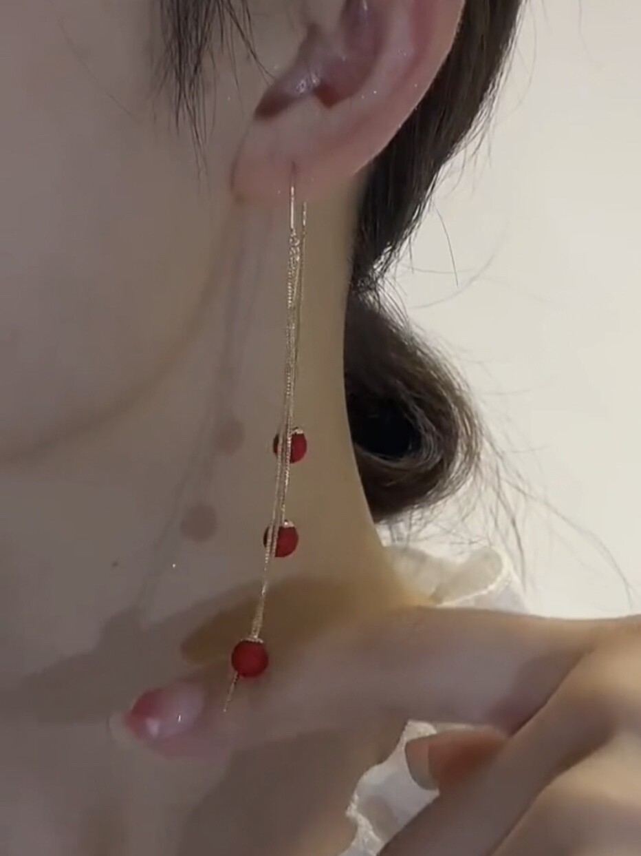 三生三世珍珠法式女气质耳饰