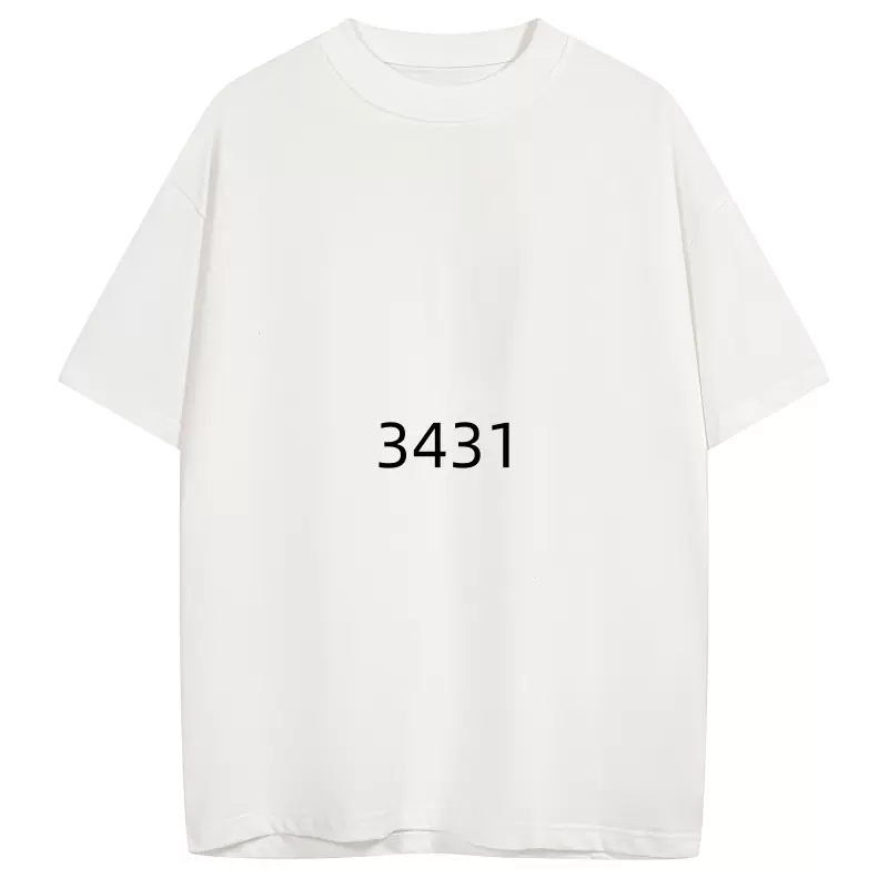 Maison Margiela MM6 手掌数字字母LOGO印花短袖T恤 黑色 白色 46码 48码 50码 52码