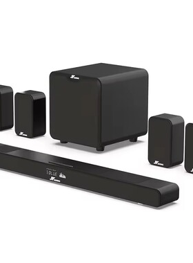 7.1 Home Theater Surround Sound System TV Wired Subwoofer