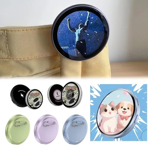 Scrolling Anime E-BADGE Smart Bluetooth DIY Dynamic Badge