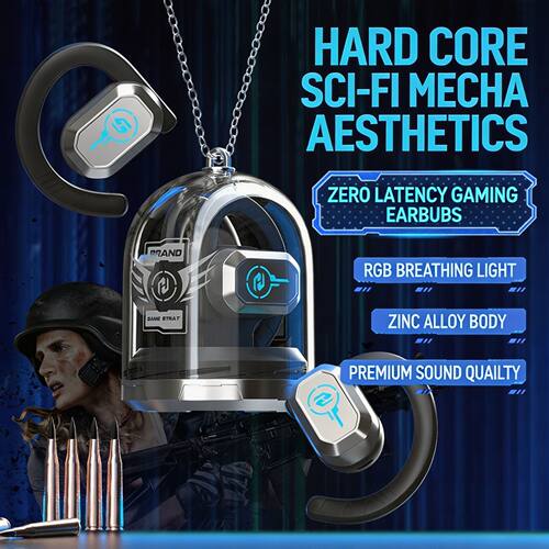Bluetooth Gaming OWS Ear Cilp Headphones ENC Noise Cancellin