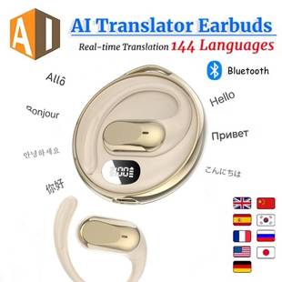 AI Real Time Translation Earbuds Smart Touch Headphones