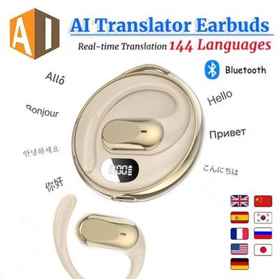 AI Real Time Translation Earbuds Smart Touch Headphones