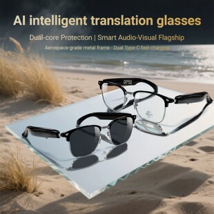 AI Translation Bluetooth Glasses Music BT Calls sunglasses