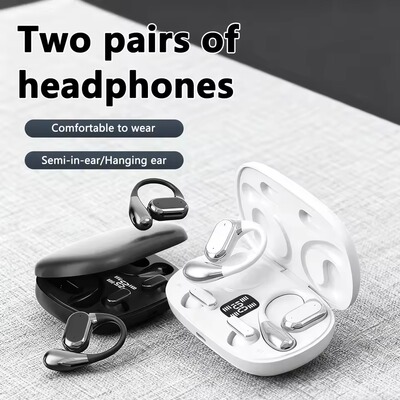 Couple Bluetooth Earbuds Noise Reduction Sport Headphones