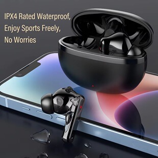 Noise-Cancelling TWS Earbuds Bluetooth Headset, Game Headset