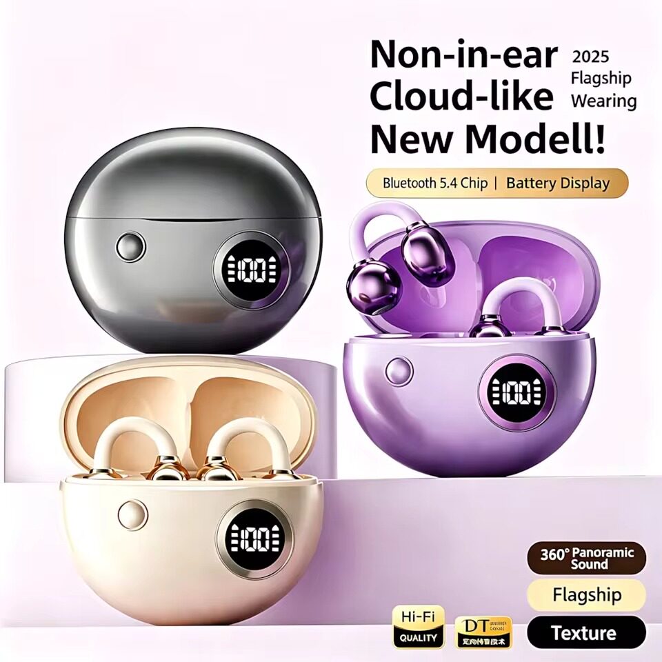 OWS Earclip Bluetooth Earphone Wireless Headset earbuds